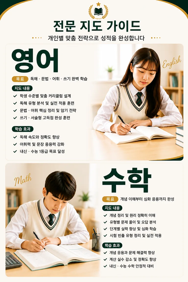 과외담 전문과외 수업 안내 3